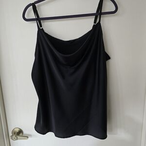 Torrid Elegant Black Women's Cowl Neck Cami Top